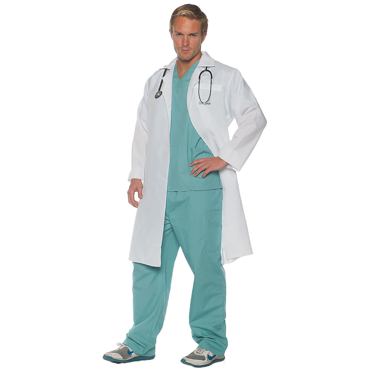 On Call Doctor Adult Costume for Halloween Events Themed Parties and Cosplay Activities