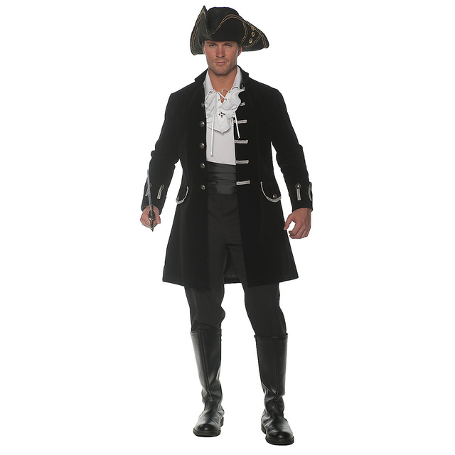 FROCK COAT ADULT BLACK STD