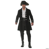 Elegant Frock Coat Adult Black for Vintage Themed Events Halloween and Dramatic Cosplay