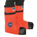 Orange astronaut costume boot tops for Halloween