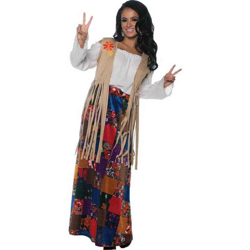 HIPPIE FRINGED VEST ADULT