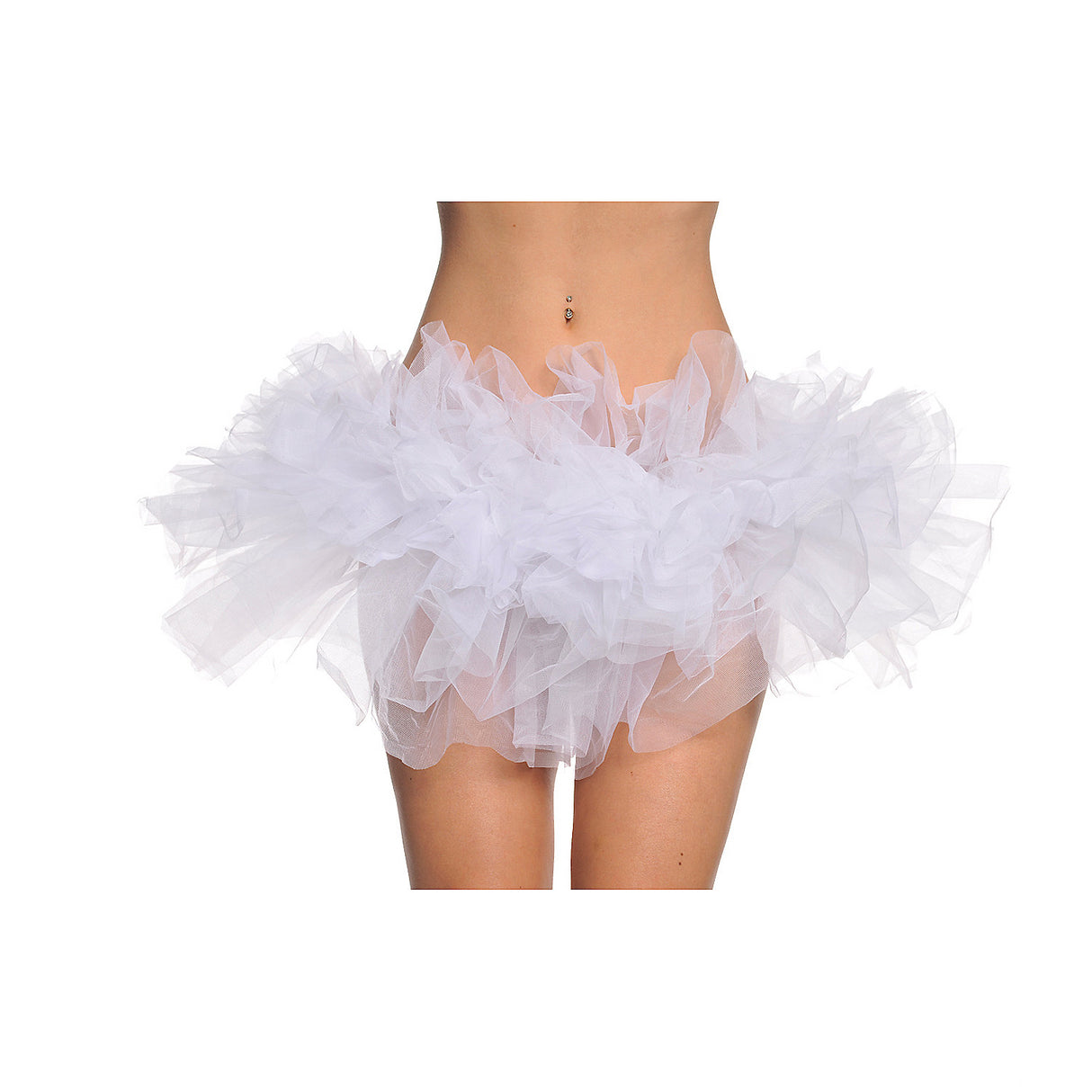 Elegant White Tutu for Dance Recitals Halloween Parties and Festive Events