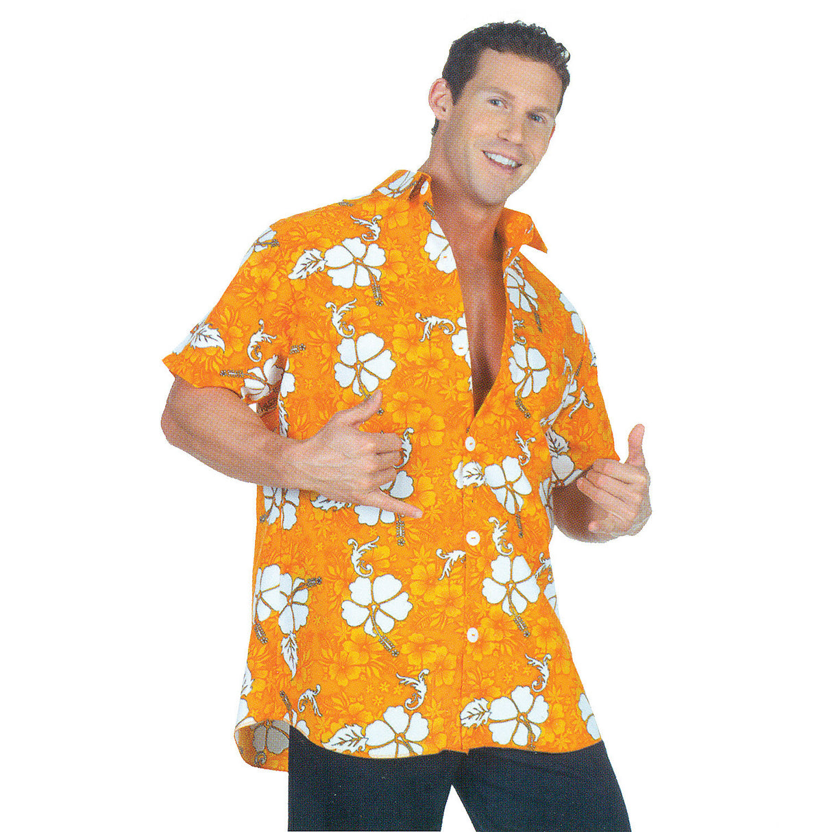 Stylish Men's Hawaiian Shirt for Luaus Beach Parties and Casual Gatherings