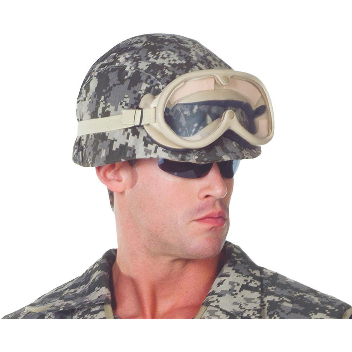 Authentic Army Helmet for Soldier Costume Halloween Events and Themed Parties