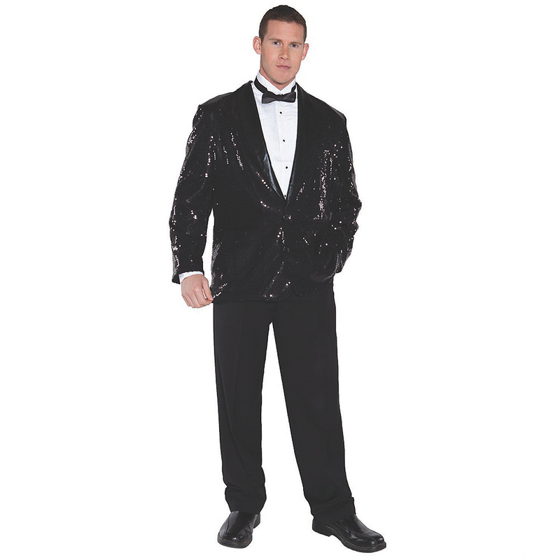 Men's Sequin Black Jacket