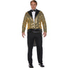 SEQUIN TAILCOAT ADULT GOLD