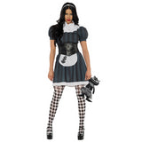 Stylish Dark Wonder Costume for Halloween Parties Gothic Celebrations and Spooky Events