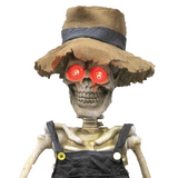 Animated Skeleton Playing Banjo