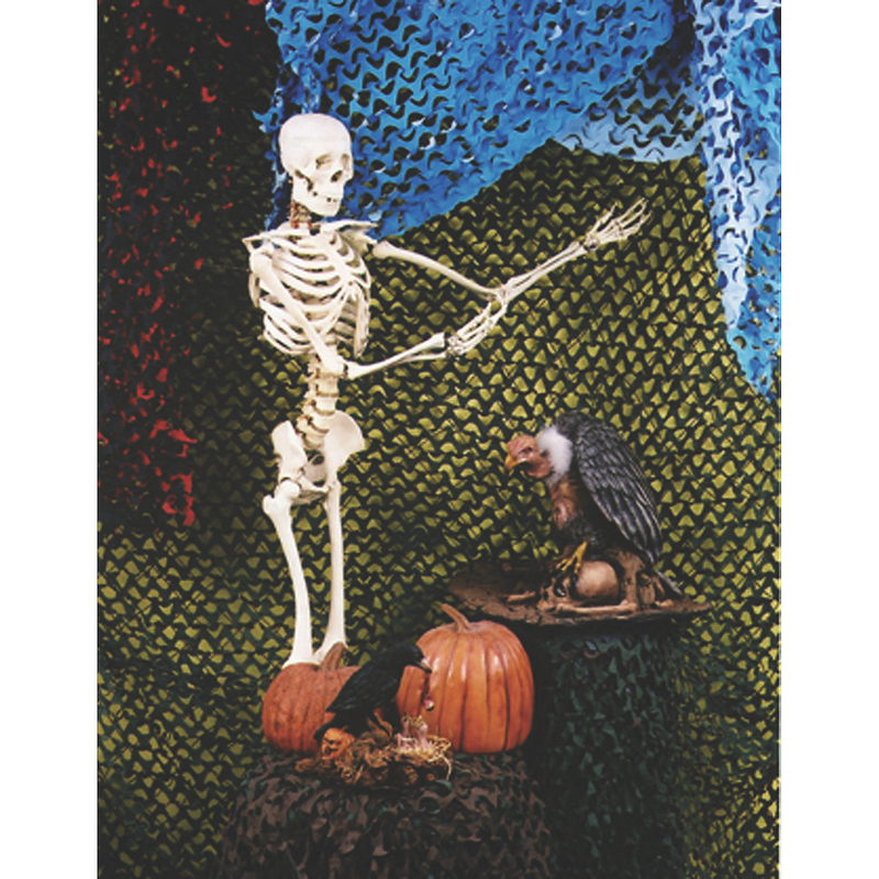 Camo Net Green Brown for Theme Parties Haunted Houses and Outdoor Displays