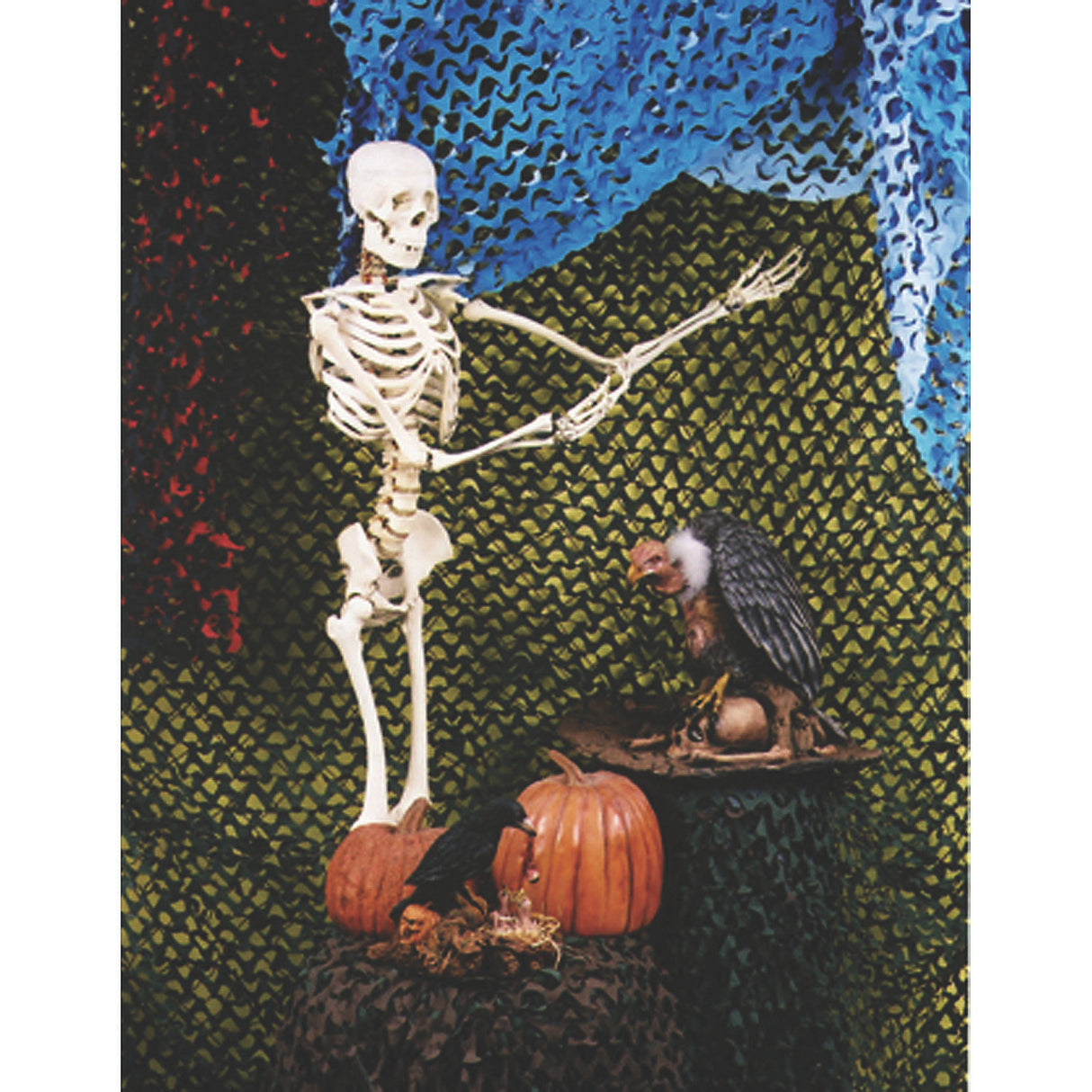 Camo Net Green Brown for Theme Parties Haunted Houses and Outdoor Displays