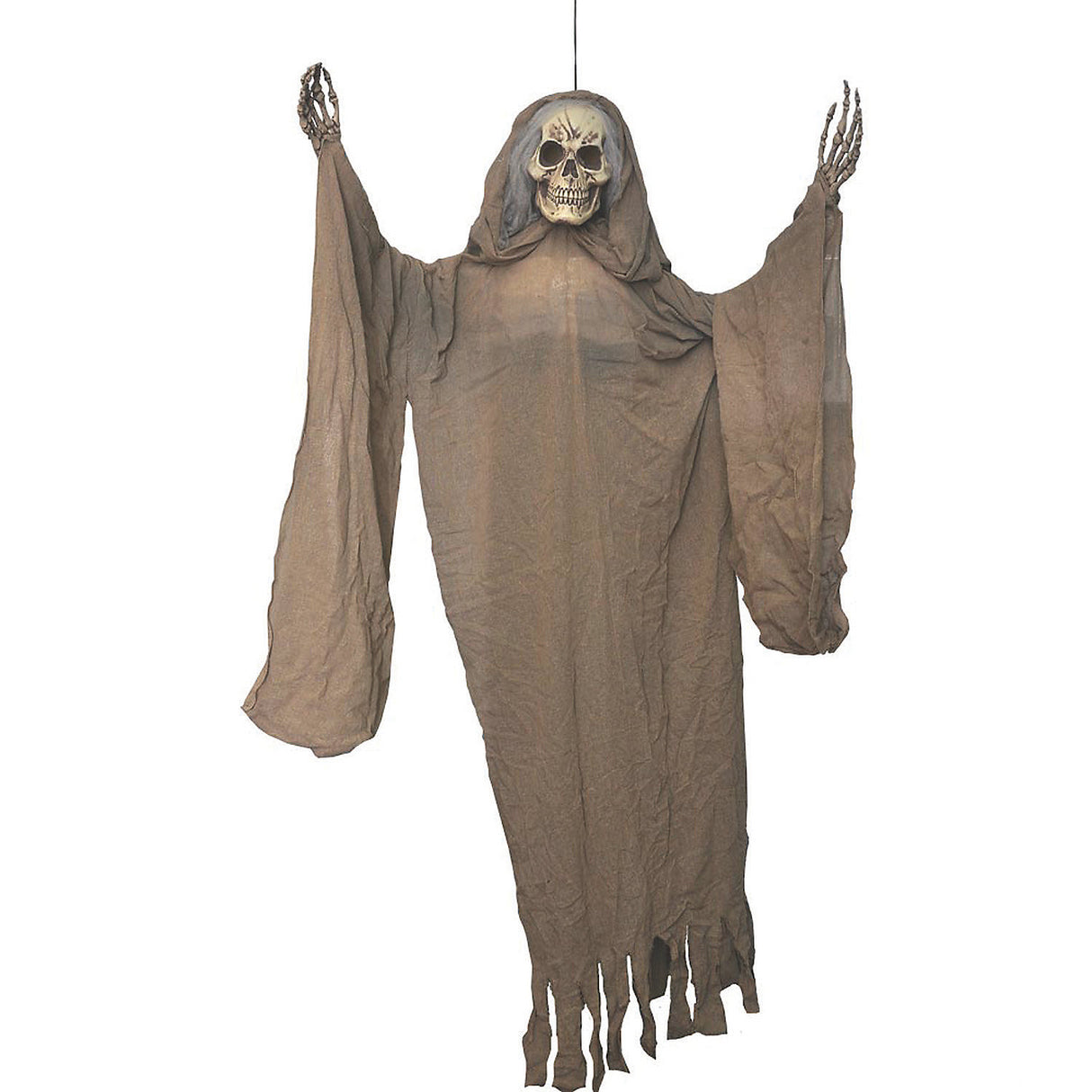 Eerie Hanging Ghoul with Light Up Eyes for Haunted House Props Halloween Decorations