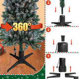 Rotating Christmas Tree Stand – Easy Turntable Base