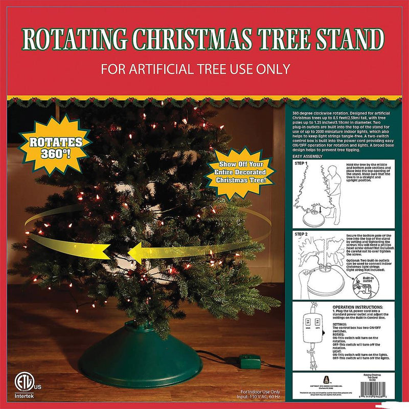 Rotating Christmas Tree Stand – Easy Turntable Base