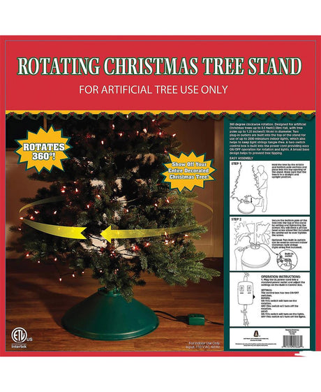 Rotating Christmas Tree Stand – Easy Turntable Base