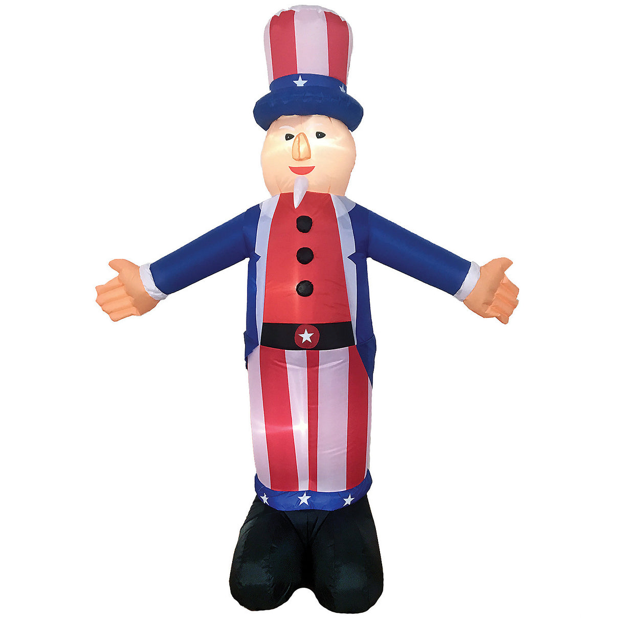 Durable Inflatable Uncle Sam Decoration for Patriotic Parties and 4th of July Celebrations