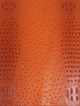 Big Z Fabric Poison Orange Embossed Vinyl Fabric by the Yard