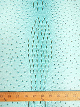 Big Z Fabric Poison Orange Embossed Vinyl Fabric by the Yard