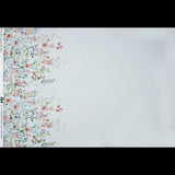 Cotton Voile - White Floral Border - La Marche des Fleurs Print - Mood Exclusive Jacques Collection