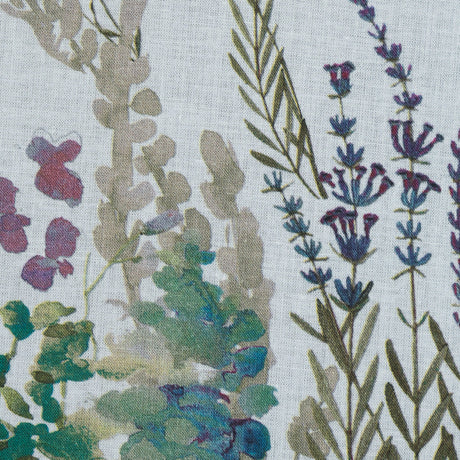 Cotton Voile Panel - White Floral Band - Promenade au Pavot Print - Mood Exclusive Jacques Collection