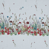 Cotton Voile Panel - White Floral Band - Promenade au Pavot Print - Mood Exclusive Jacques Collection