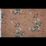 Cotton Poplin - Caramel Birds and Flowers - La Grande Tournee Print - Mood Exclusive Jacques Collection