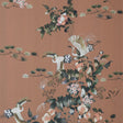 Cotton Poplin - Caramel Birds and Flowers - La Grande Tournee Print - Mood Exclusive Jacques Collection