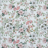 Cotton Poplin - Pink and Green Floral - Les Fleurs de L'amour Print - Mood Exclusive Jacques Collection