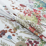 Cotton Poplin Panel - White Floral Band - Promenade au Pavot Print - Mood Exclusive Jacques Collection