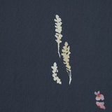 Cotton Poplin Panel - Midnight Blue Floral Band - Promenade au Pavot Print - Mood Exclusive Jacques Collection
