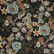 Stretch Cotton Sateen - Rustic Floral - Narcissus' Reflection Print - Mood Exclusive Gaia Collection