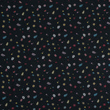 Cotton Voile - Black Pop Icons - Black Candy and Combat Print - Mood Exclusive Comic Collection