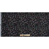 Cotton Voile - Black Floral - Blooms of Nature's Bounty Print - Mood Exclusive Botanical Collection