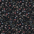 Cotton Voile - Black Floral - Blooms of Nature's Bounty Print - Mood Exclusive Botanical Collection