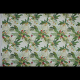Stretch Cotton Sateen - Palm Leaves and Flowers - The Island's Palms Print - Mood Exclusive Aloha Collection