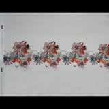 Stretch Cotton Sateen Panel - Pink Floral - Port Havana Print - Mood Exclusive Aloha Collection