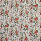 Stretch Cotton Sateen - - Parrots Play Amongst Flowers Print - Mood Exclusive Aloha Collection