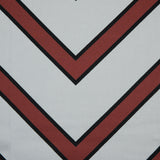 Stretch Cotton Sateen - Coral Red Chevrons - Hele Zig-Zag Print - Mood Exclusive Aloha Collection