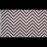 Stretch Cotton Sateen - Coral Red Chevrons - Hele Zig-Zag Print - Mood Exclusive Aloha Collection