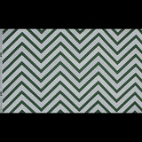 Stretch Cotton Sateen - Green Chevrons - Hele Zig-Zag Print - Mood Exclusive Aloha Collection