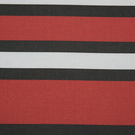 Stretch Cotton Sateen - Red and White Stripes - Mood Exclusive Aina Stripe Print