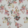 Stretch Cotton Sateen - White Floral - Ishvara's Wisdom Print - Mood Exclusive Surya Collection