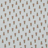 Stretch Cotton Sateen - Pineapples on White - Parvati's Peace Print - Mood Exclusive Surya Collection