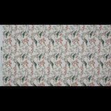 Cotton Voile - White Floral - Dignity of Enlightenment Print - Mood Exclusive Key Largo Collection