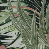 Cotton Voile - Pink and Green Palm Leaves - Triumph of Clarity Print - Mood Exclusive Key Largo Collection