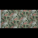 Cotton Voile - Pink and Green Palm Leaves - Triumph of Clarity Print - Mood Exclusive Key Largo Collection