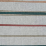 Cotton Voile - Red, Green and White Stripes - Purity of Growth Print - Mood Exclusive Key Largo Collection