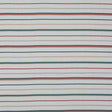 Cotton Voile - Red, Green and White Stripes - Purity of Growth Print - Mood Exclusive Key Largo Collection