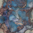 Cotton Voile - Blue Abstract - Balance of Peace Print - Mood Exclusive Key Largo Collection
