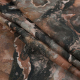 Cotton Voile - Beige and Gray Abstract - Excitement of Rebellion Print - Mood Exclusive Key Largo Collection