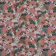 Cotton Voile - Salmon Flamingos and Leaves - Balance of Unity Print - Mood Exclusive Key Largo Collection